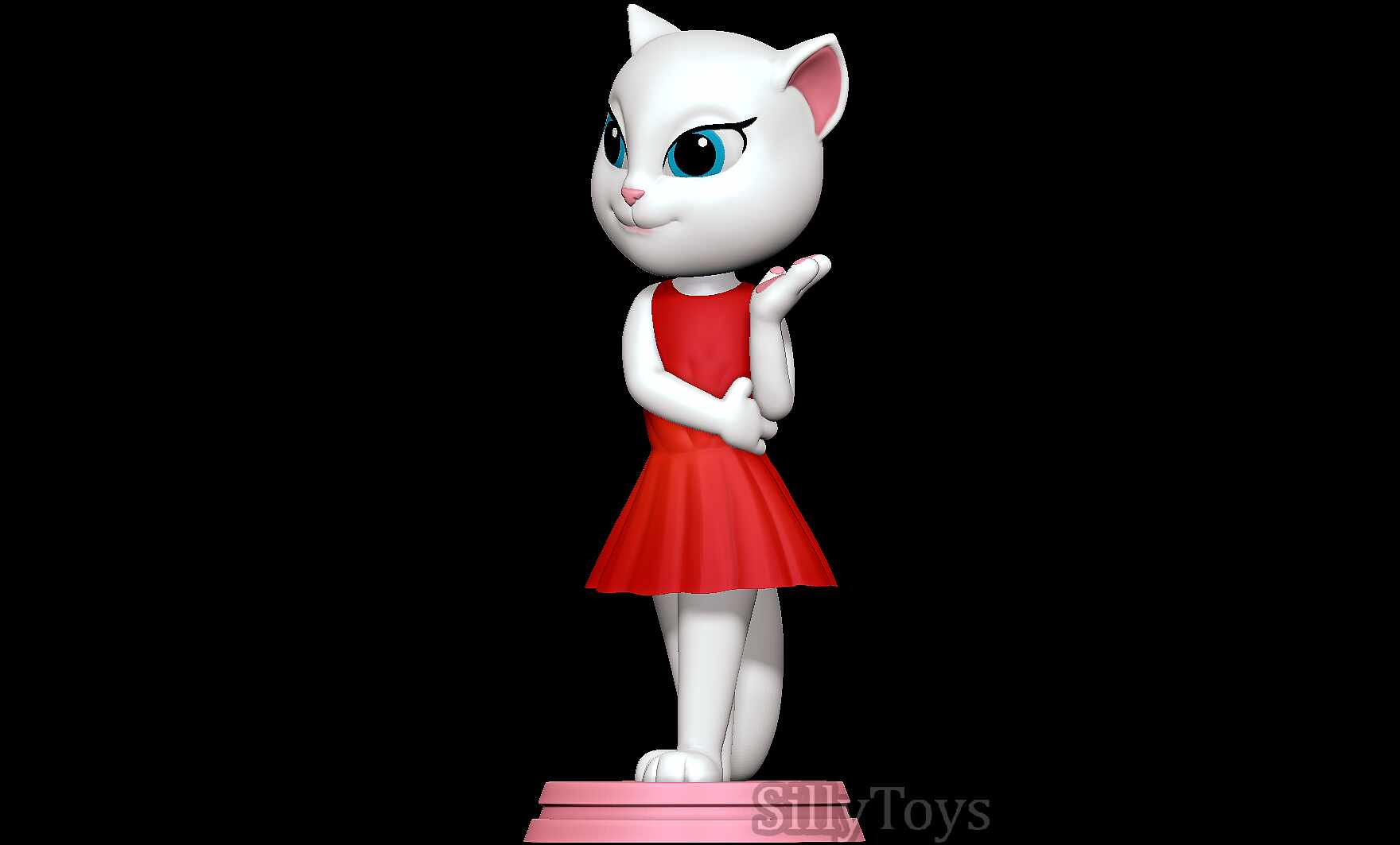 Angela My Talking Angela 3D print model ZBrushCentral