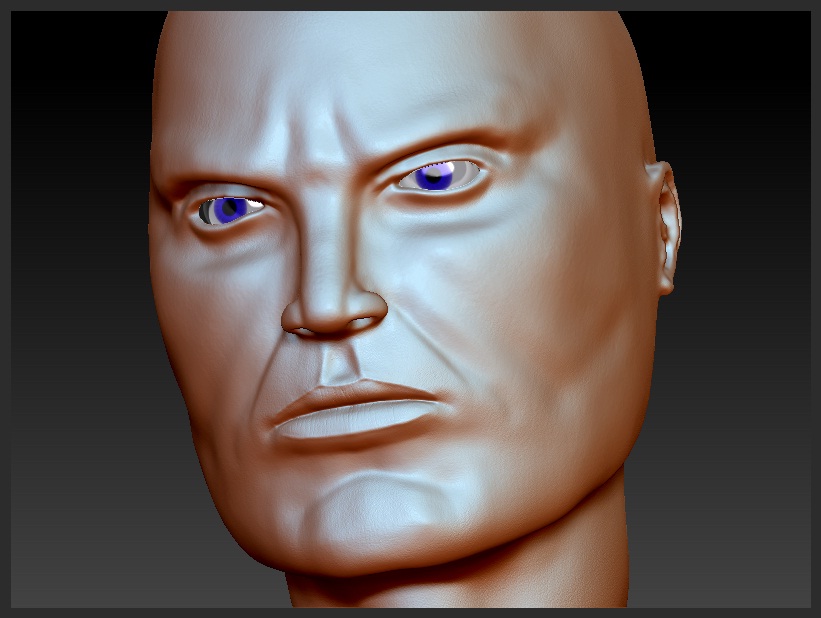 First time with ZBrush (male head) ZBrushCentral