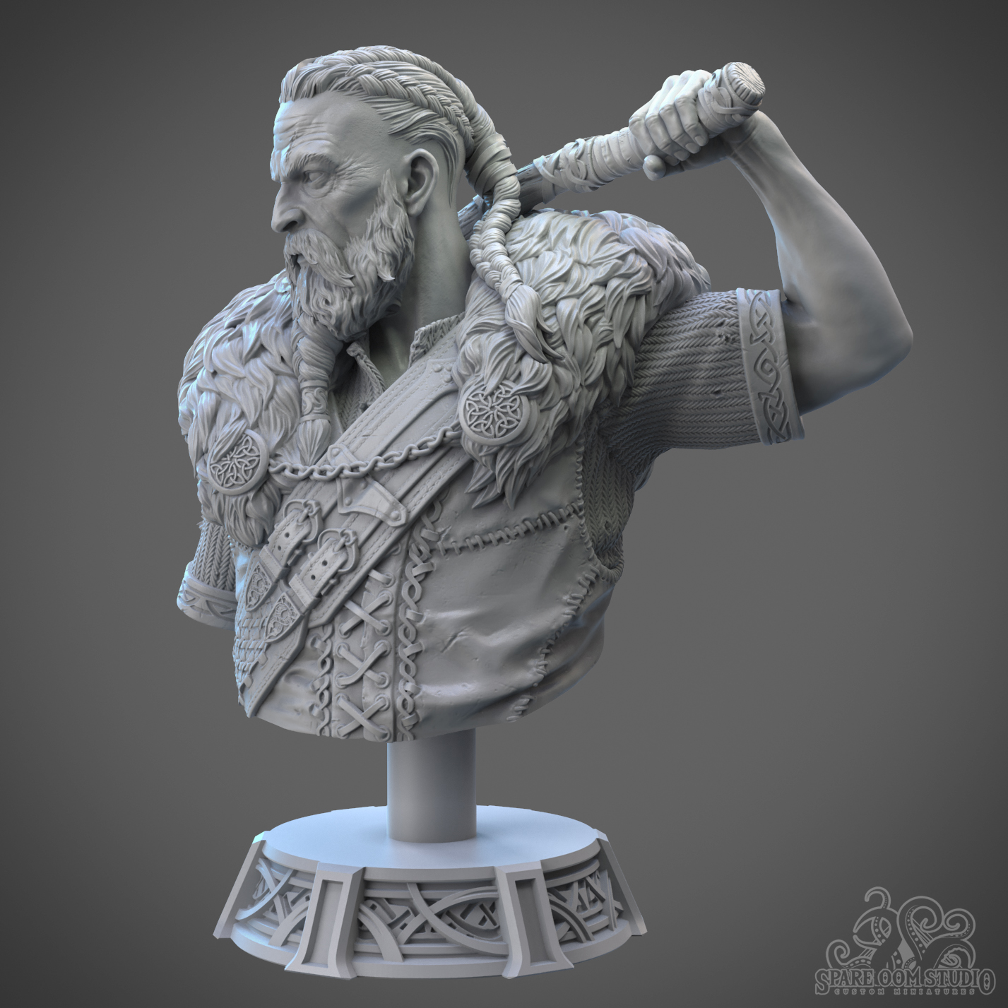 Viking Bust ZBrushCentral
