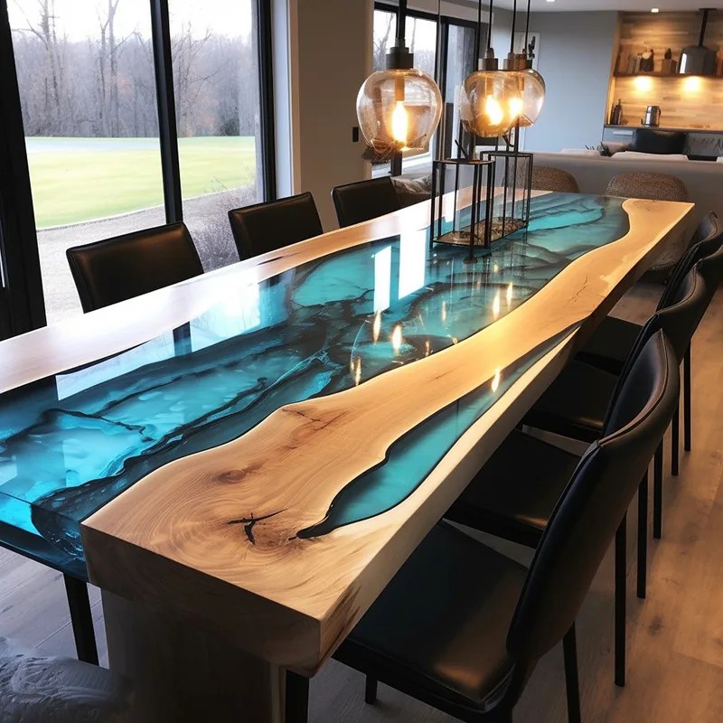 Crafting Elegance in Your Garage How to Begin Building Your Own Resin River Table Shenzhen