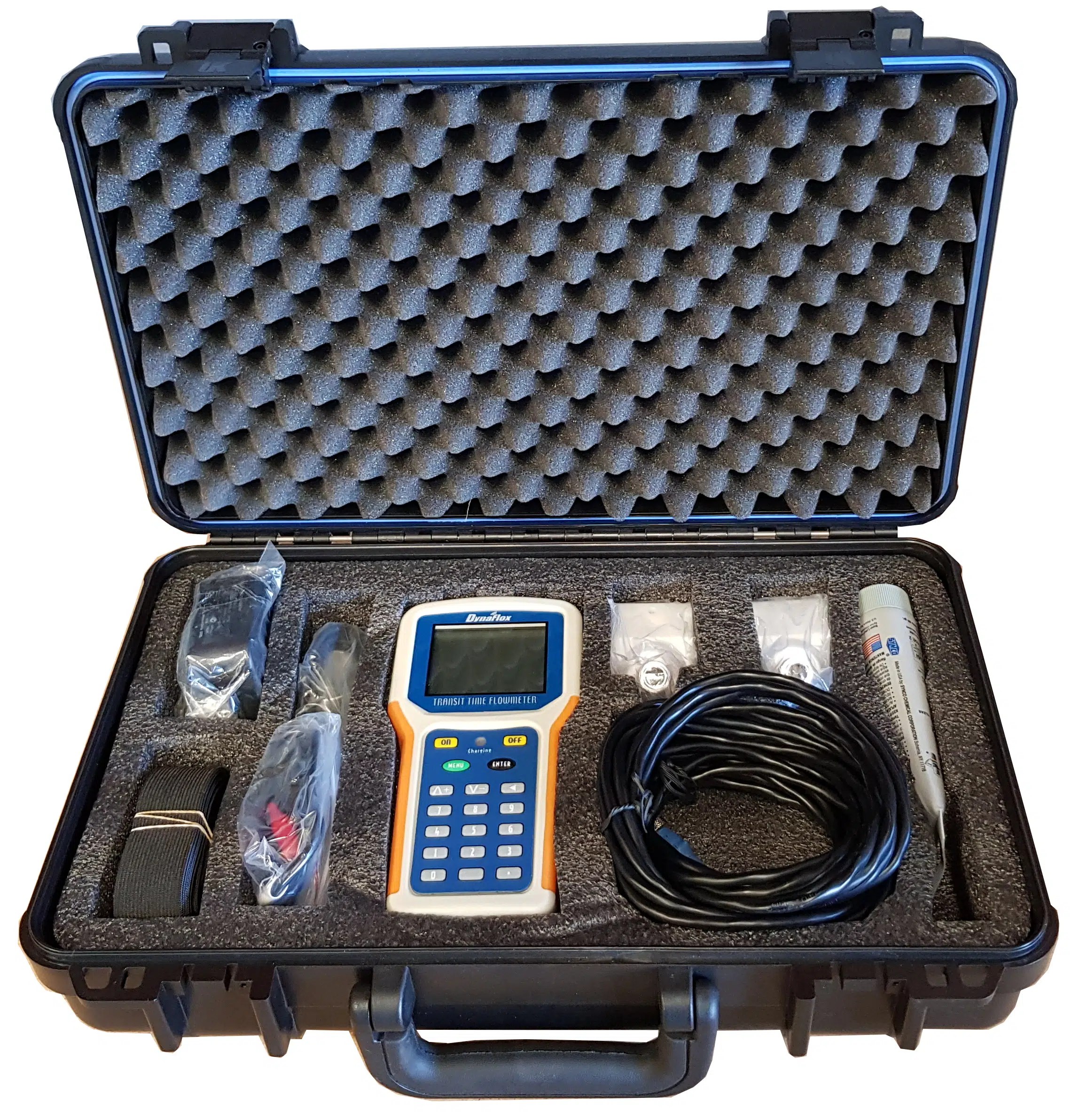 DMTFH Hand held Clamp on Ultrasonic Flow Meter ZEDFLO Australia