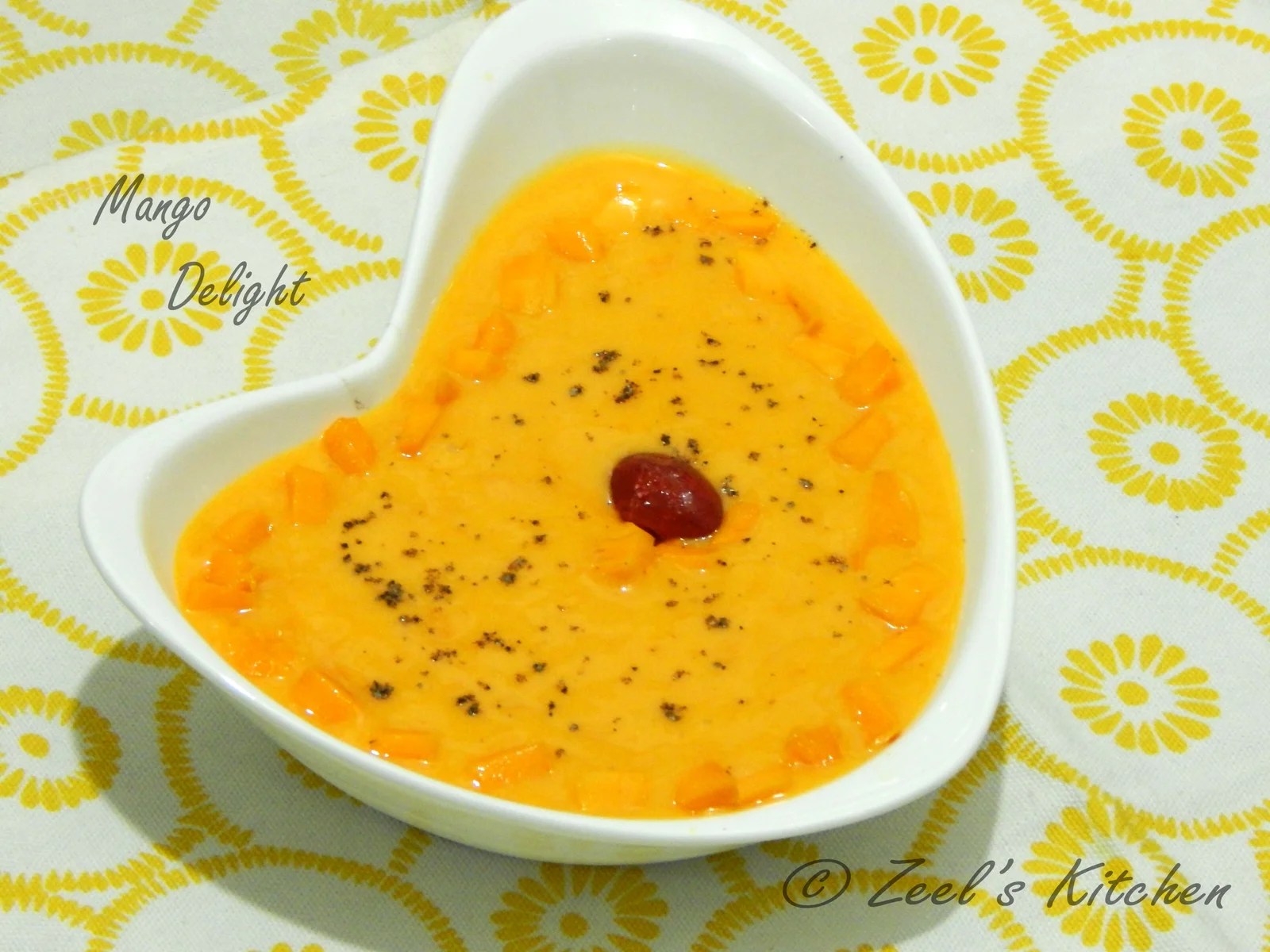 Mango Delight Recipe Zeel's Kitchen