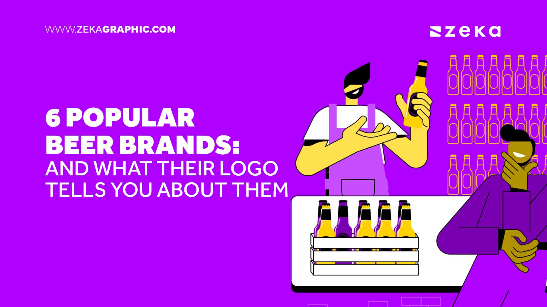 6 Popular Beer Brands and What Their Logo Tells You About Them