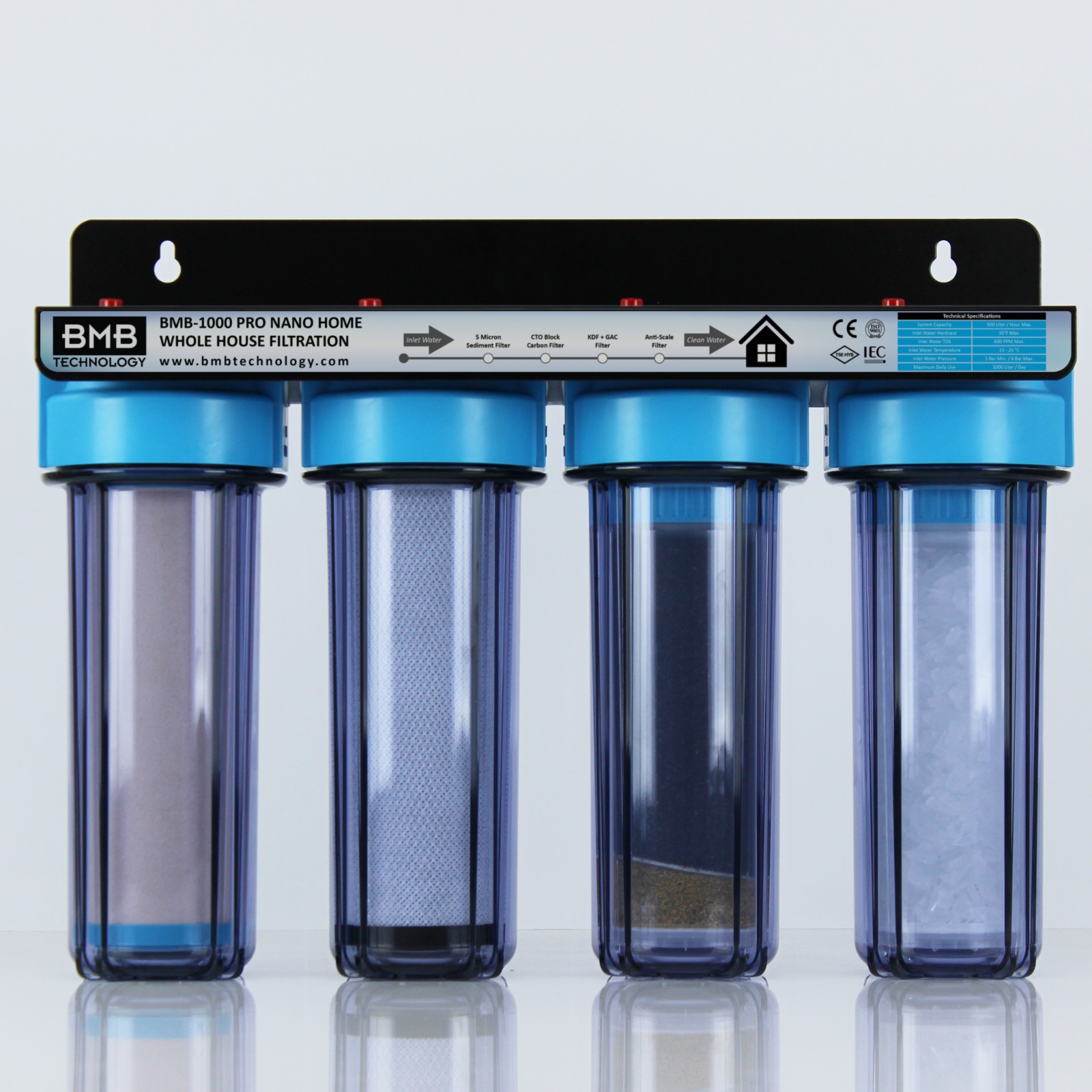 BMB1000 Pro Nano Whole House Water Filtration System (PointofEntry