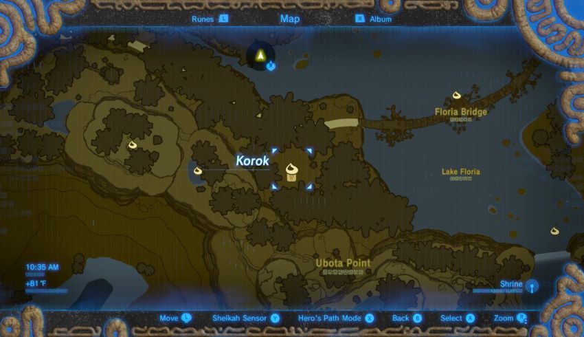 Faron Korok Seed Locations Zelda Dungeon