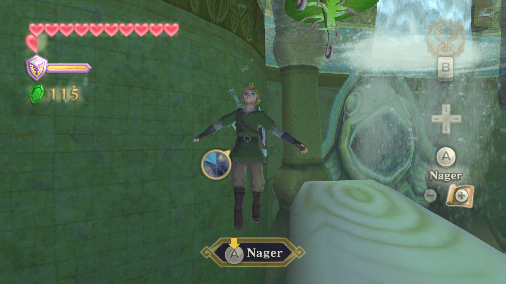 Skyward Sword walkthrough Ancient Cistern Zeldas Palace