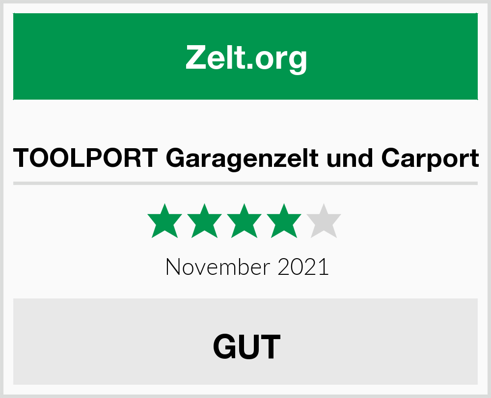 TOOLPORT Garagenzelt und Carport Zelt Test 2024