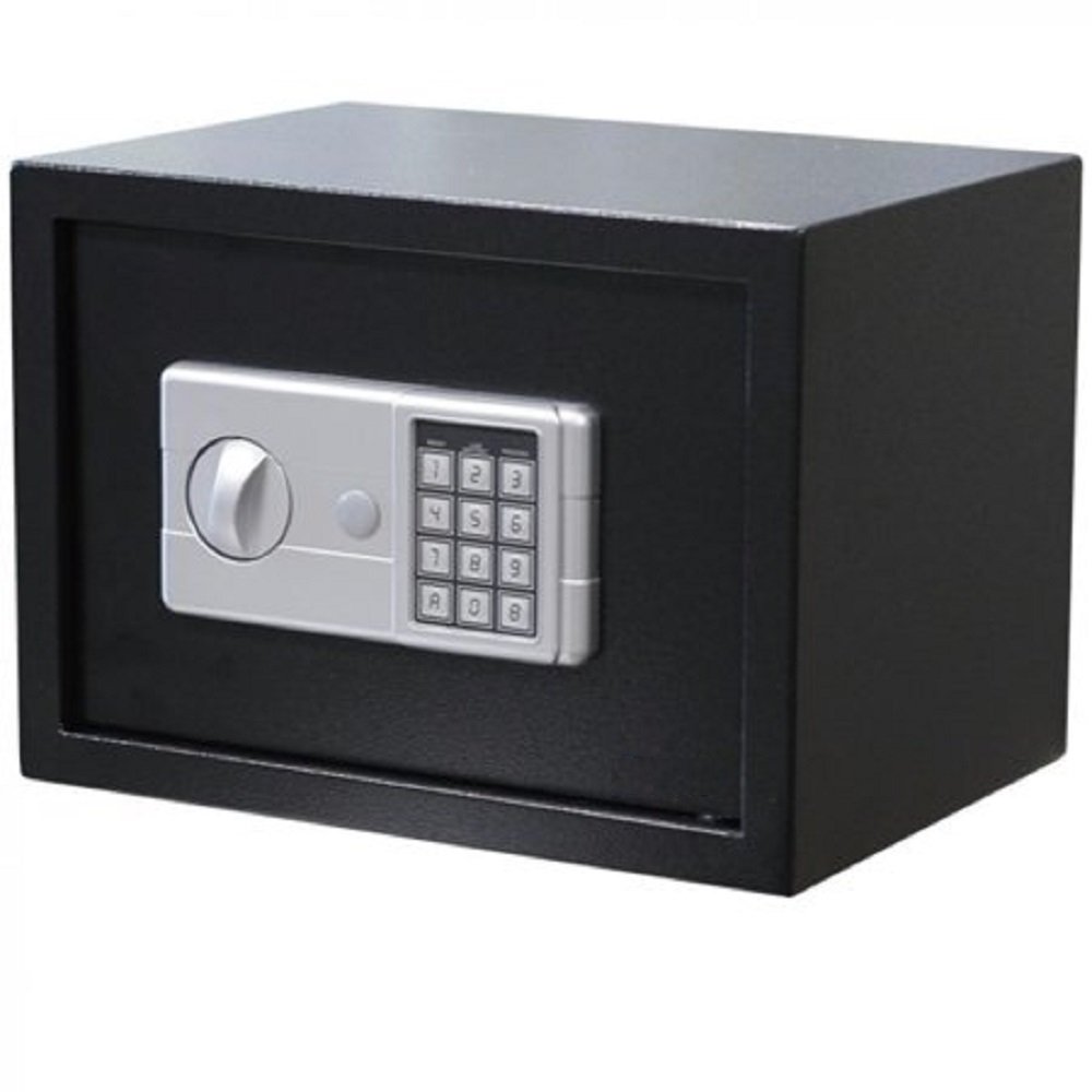 Mini Digital Safe Deposit Box 9.5 Kg Override Key Zener DIY Online