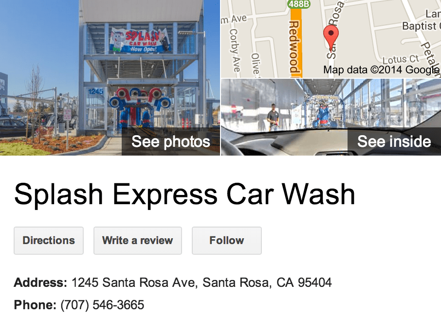 Splash Express Car Wash Google 3D Tour Santa Rosa