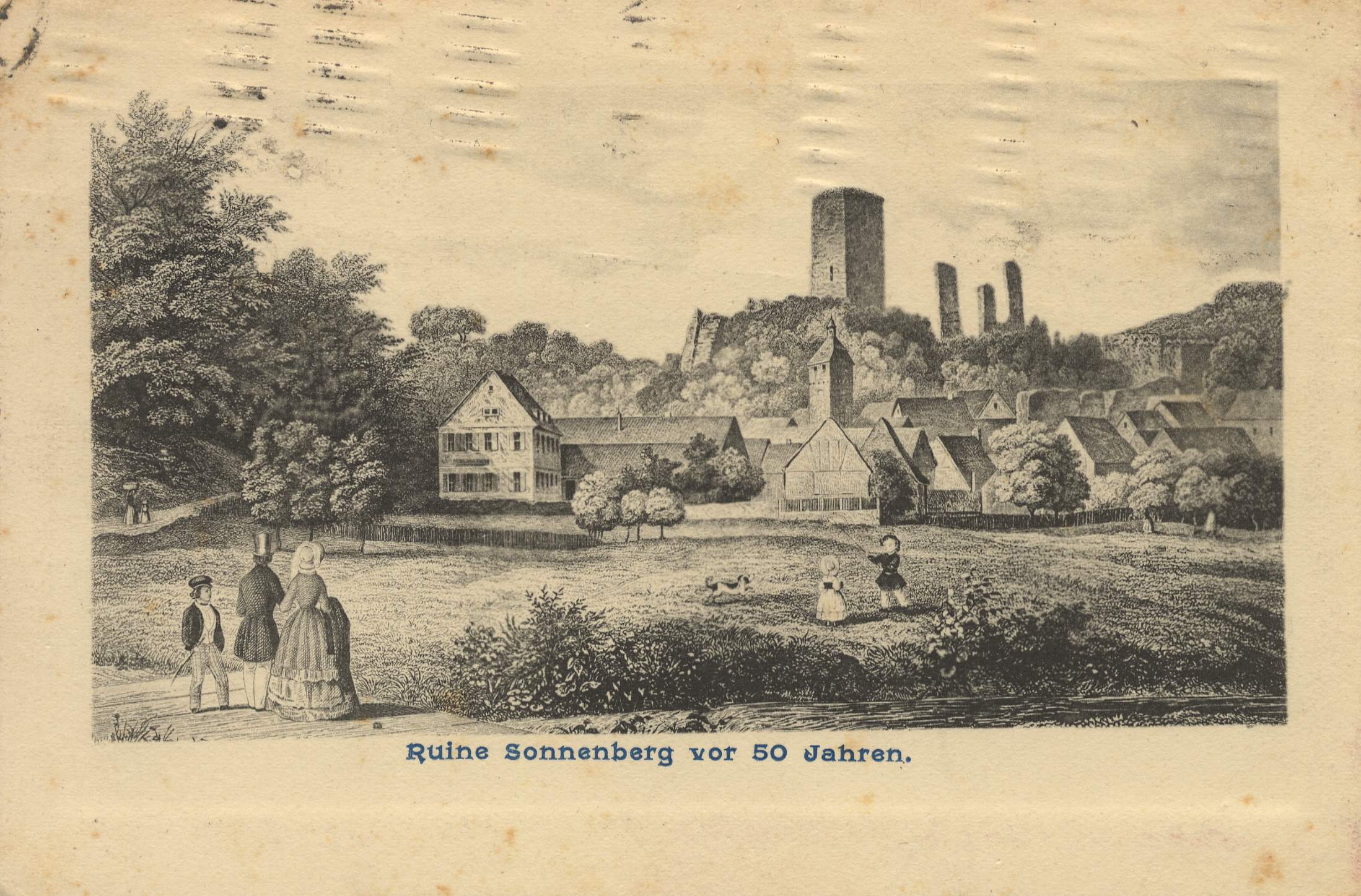 Wiesbaden, Hessen, Ruine Sonnenberg [2]