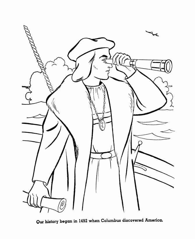 Columbus Day Printables and Coloring Pages Zephyr Hill