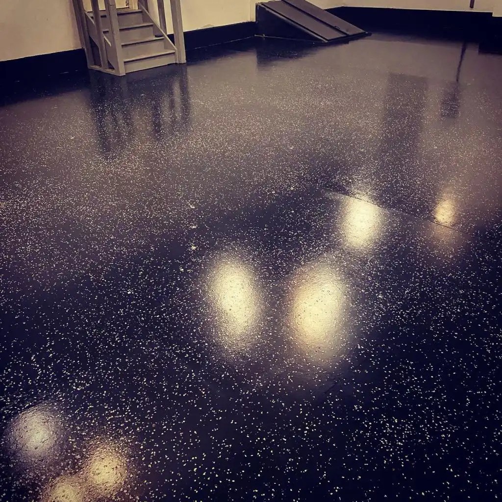 Epoxy Flake Floor Zeran Floors NYC