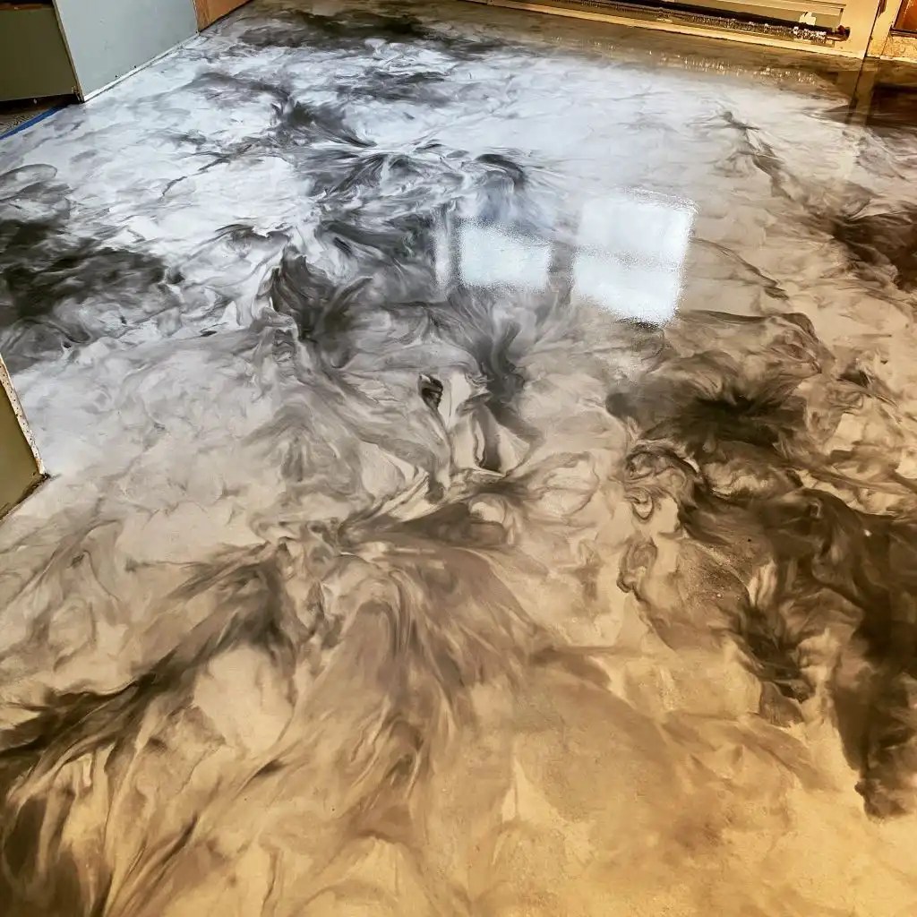 Metallic Epoxy Floor Zeran Floors NYC