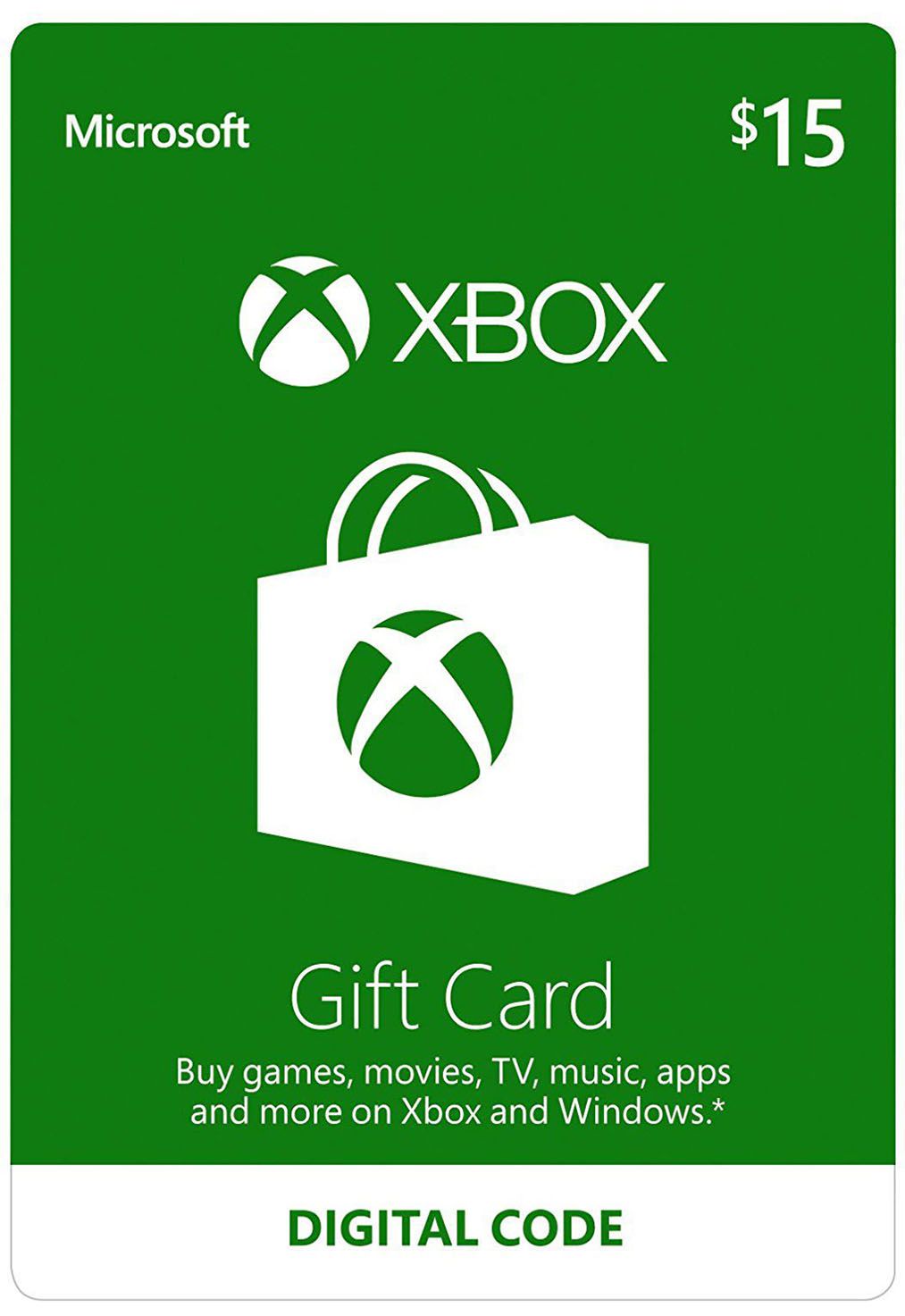 Comprar Cartão Microsoft Xbox Gift Card 15 USA Zero3Games