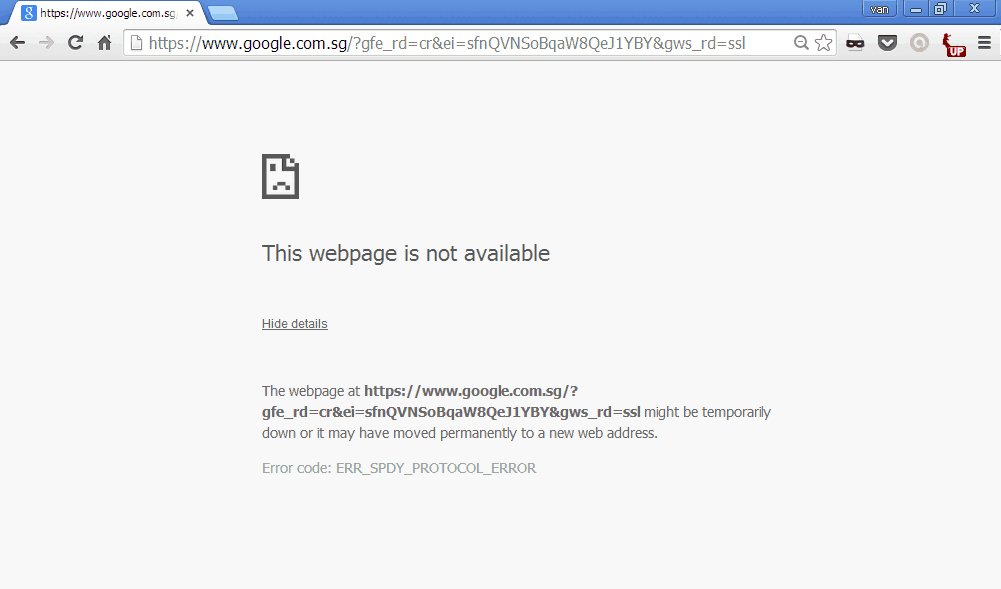How to Fix “ERR_SPDY_PROTOCOL_ERROR” Error in Chrome