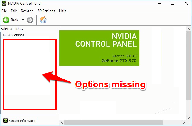 How to Fix Nvidia Control Panel Missing Options in Windows 10