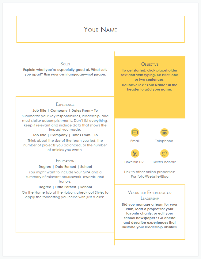 How to Use the Best Google Docs Resume Templates Free 2020