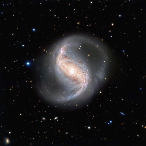A faceon barred spiral that hints at Milky Way’s