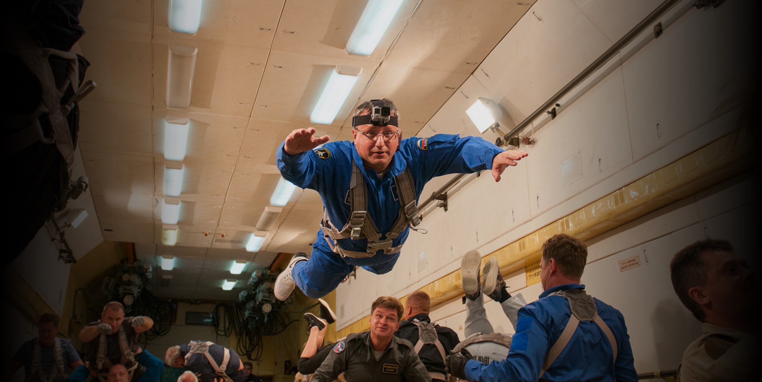 Zero Gravity flight aboard a IL76 MKD for tourists (Moscow). ZeroG