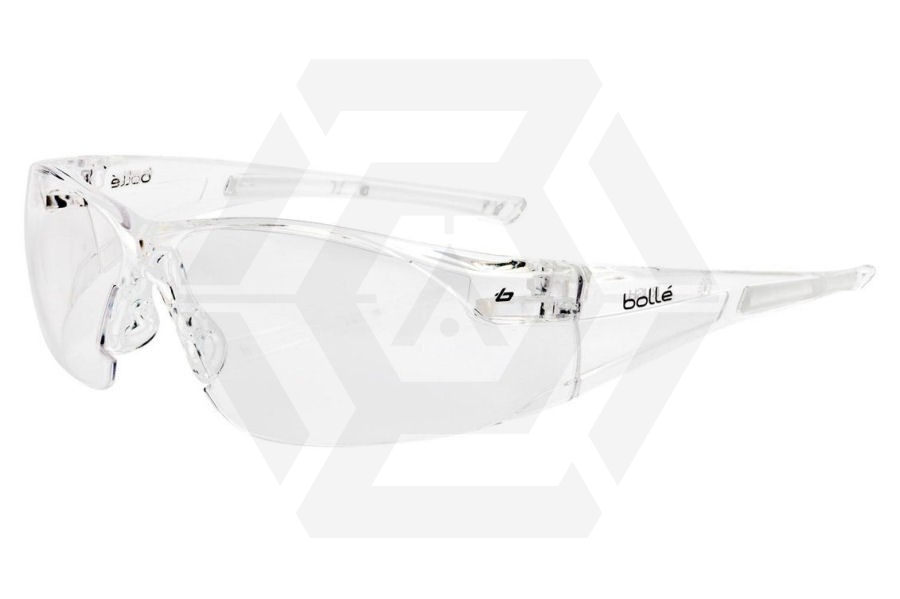 Bollé Glasses Rush with Clear Frame and Clear Lens Zero One Airsoft