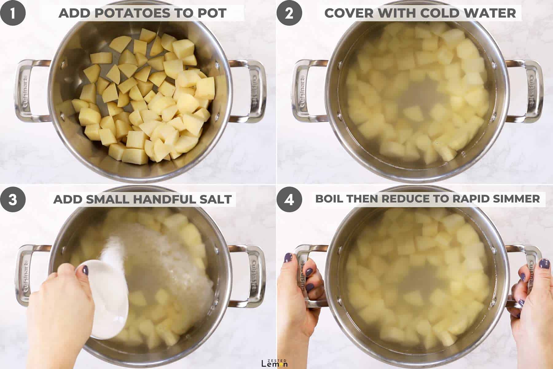 MakeAhead Slow Cooker Mashed Potatoes Zested Lemon