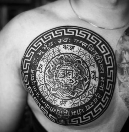 31 Unique & Trending Chest Tattoos For Men - Page 2 Of 2 - Zestvine - 2022 541_x_527_jpg