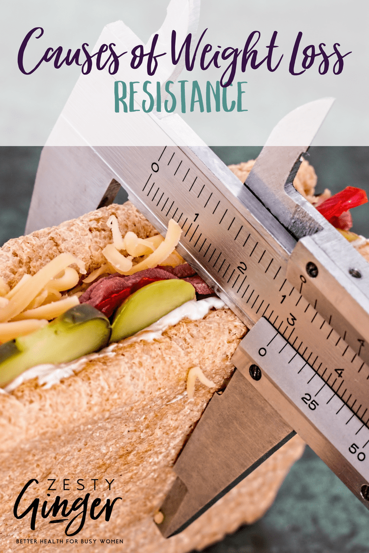 Causes of Weight Loss Resistance pin Zesty Ginger