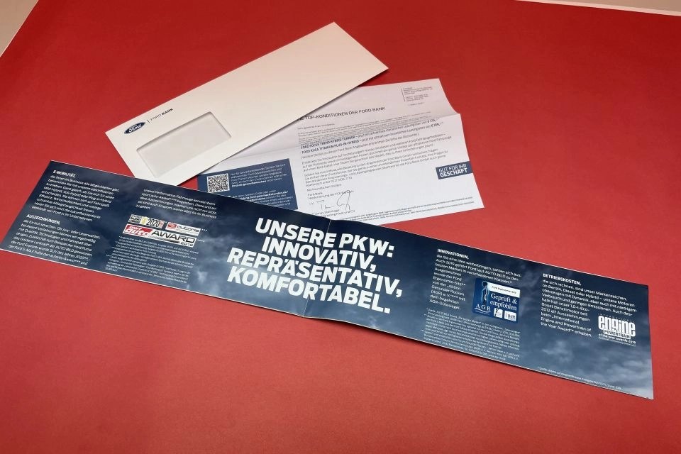 Ford Bank Mailing Zetweka Print and Production Management