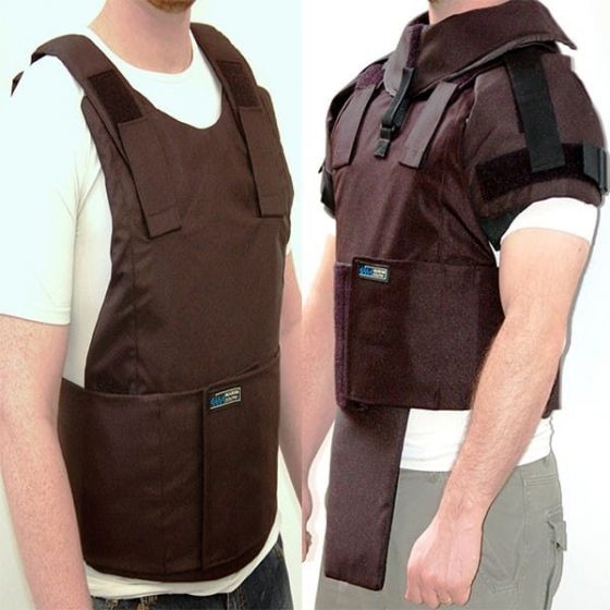 External Body armor protection level IIIA with option for detachable