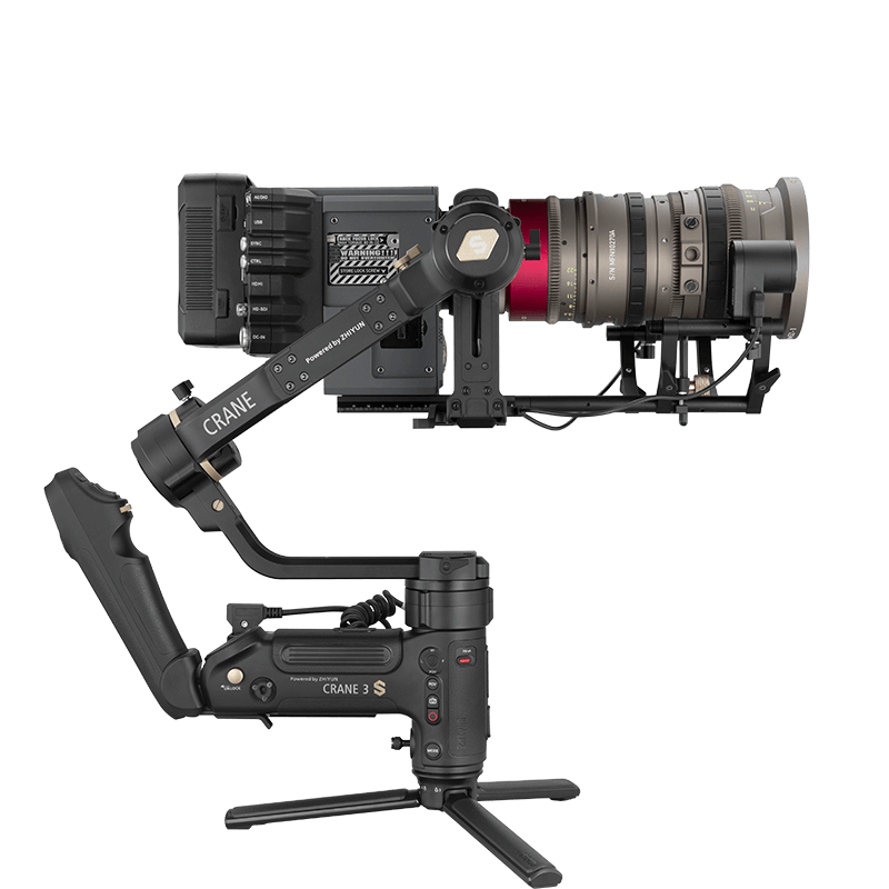 CRANE 3S Cinema Camera 3 axis Gimbal Stabilizer ZHIYUN