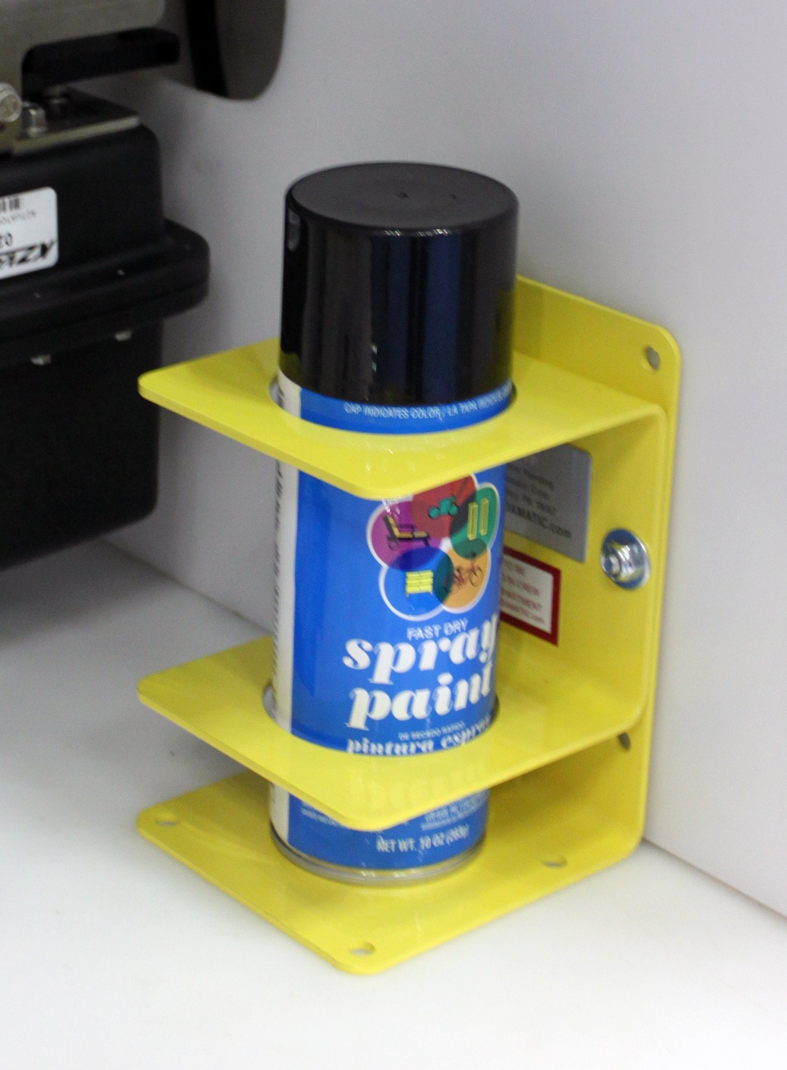 Spray Can Holder Yellow Ziamatic Corp