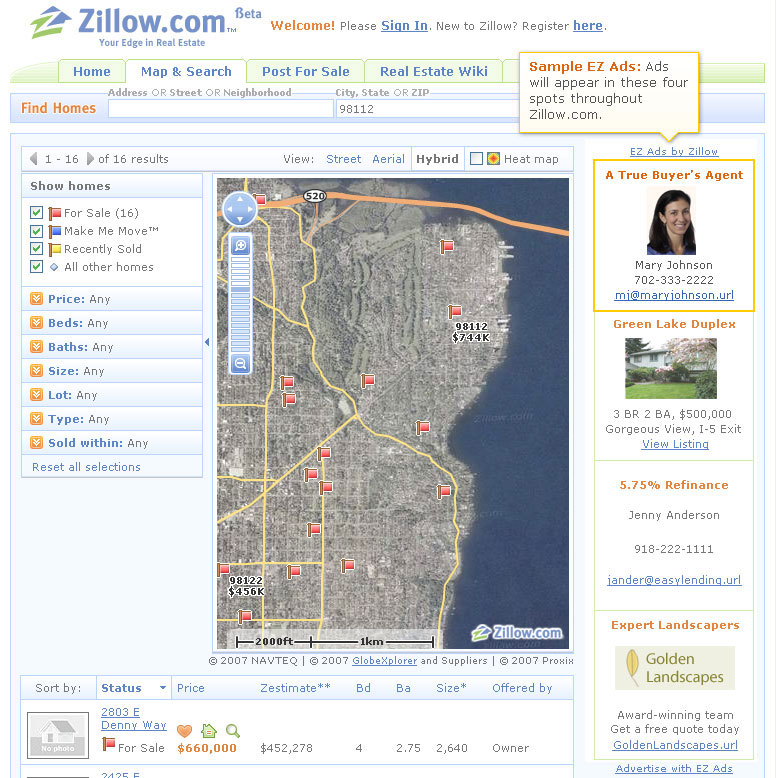 Zillow Launches New Functionality and Advertising Products Today!