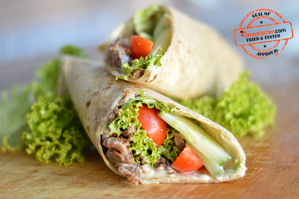 Shredded Beef & Veggie Wraps ZimboKitchen
