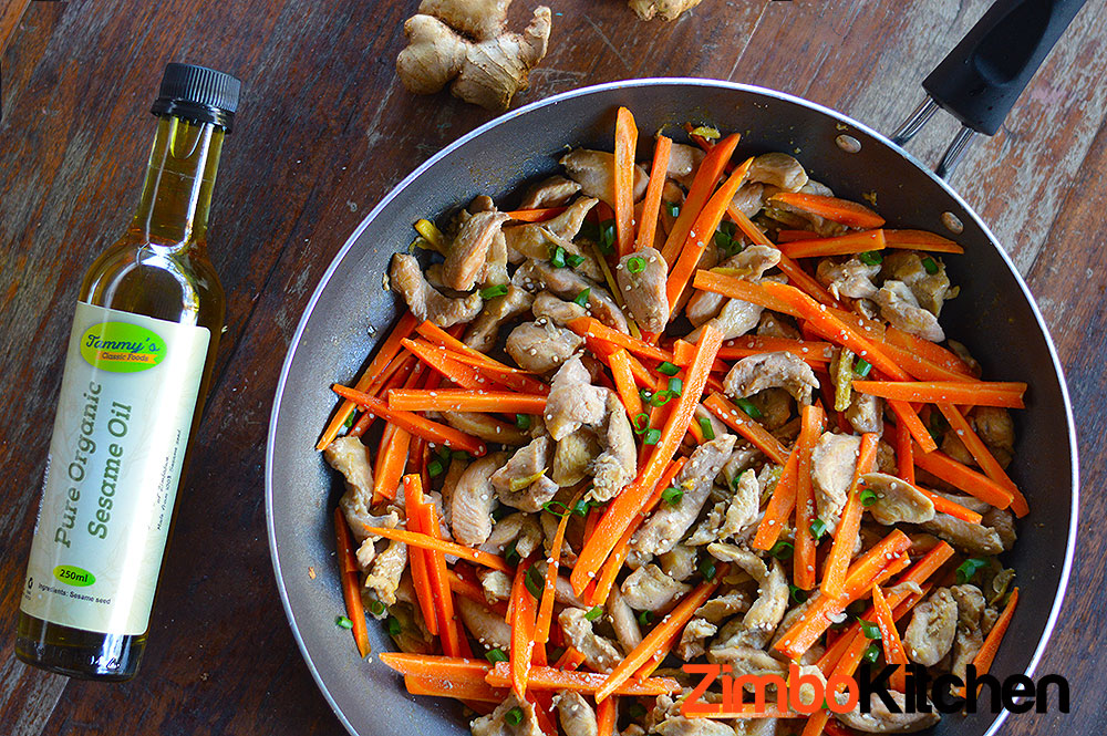 Tammy's Sesame Oil Chicken ZimboKitchen