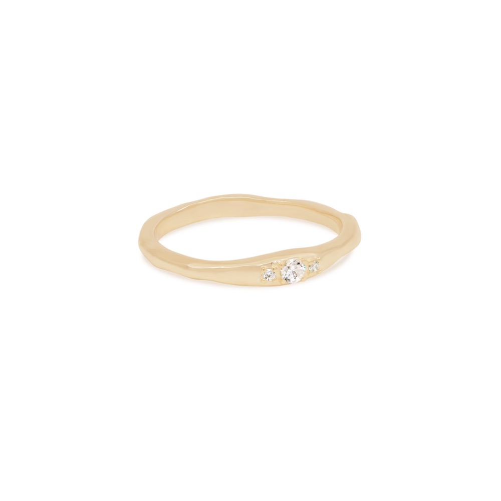 By Charlotte I Am Light Gold Ring Zinc Fashion Jewellery