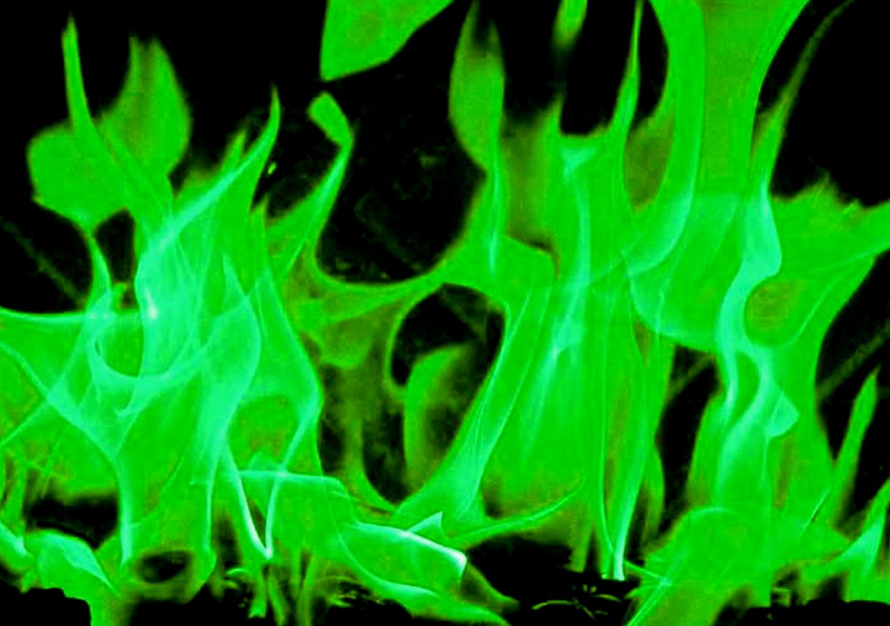 Green Flames Background Image, Wallpaper or Texture free for any web