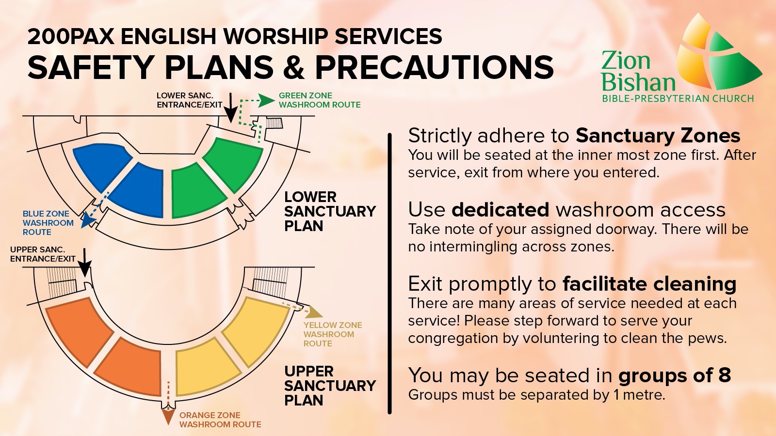 200pax English Worship Services Zion Bishan BiblePresbyterian Church