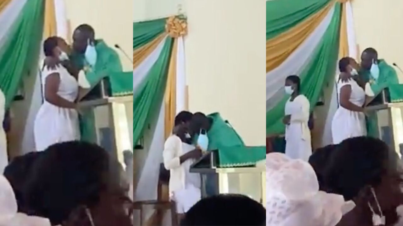 Clear Photos Of Anglican Priest Who Is Seen In Viral Video K!ssing
