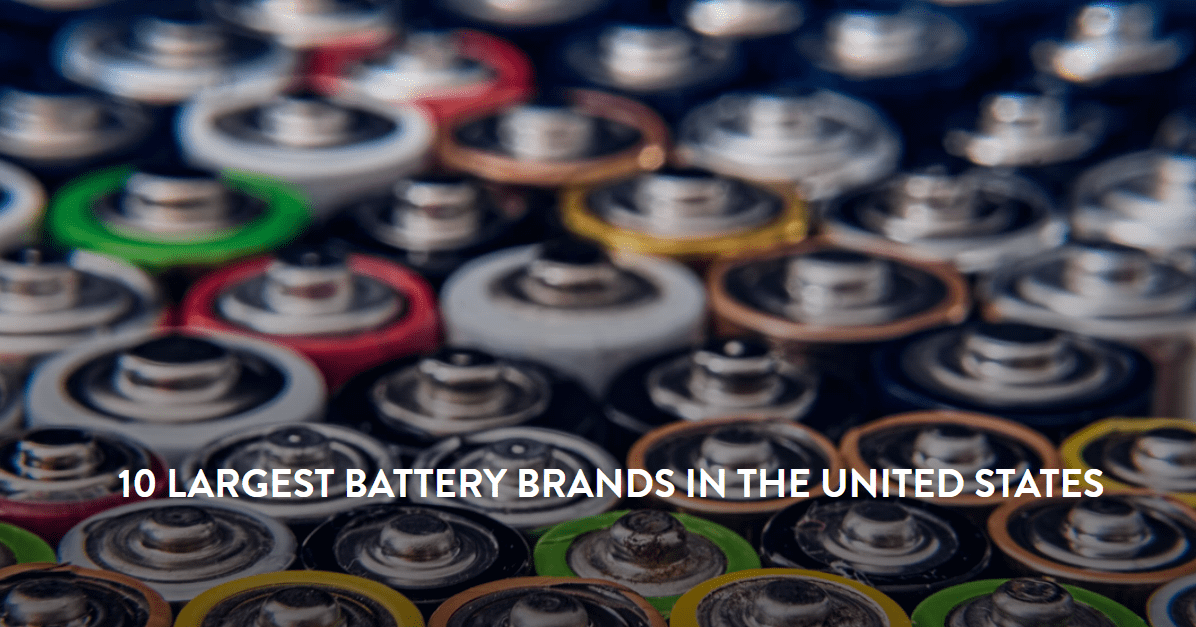 10 Largest Battery Brands In The United States - Zippia