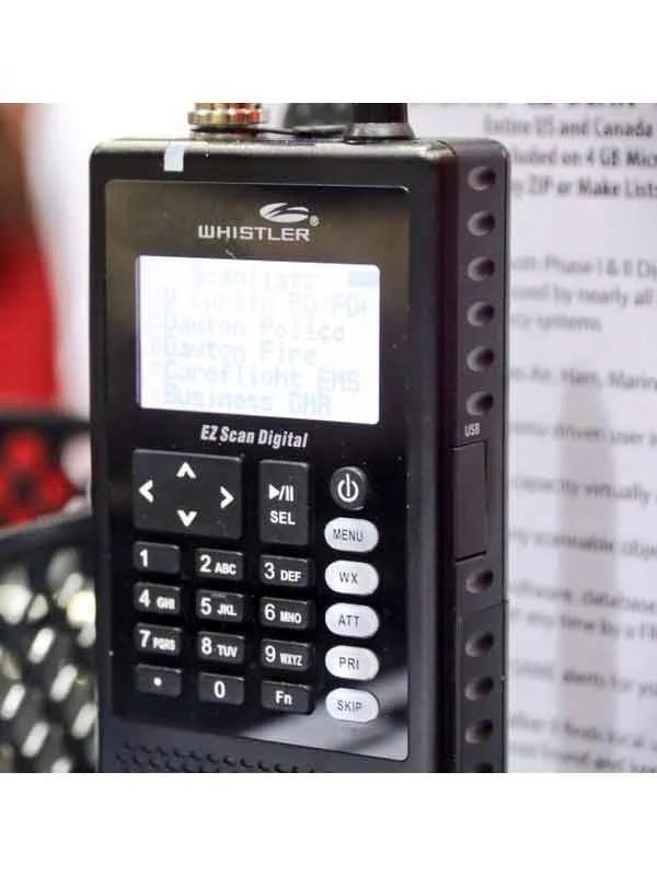TRX1 Police Scanner Whistler Digital Handheld Scanner