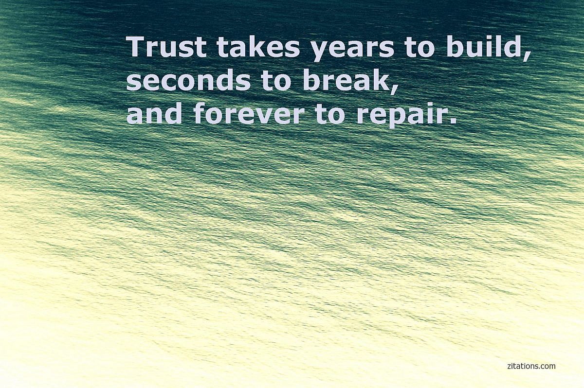 10 Quotes About Trust In A Relationship Zitations