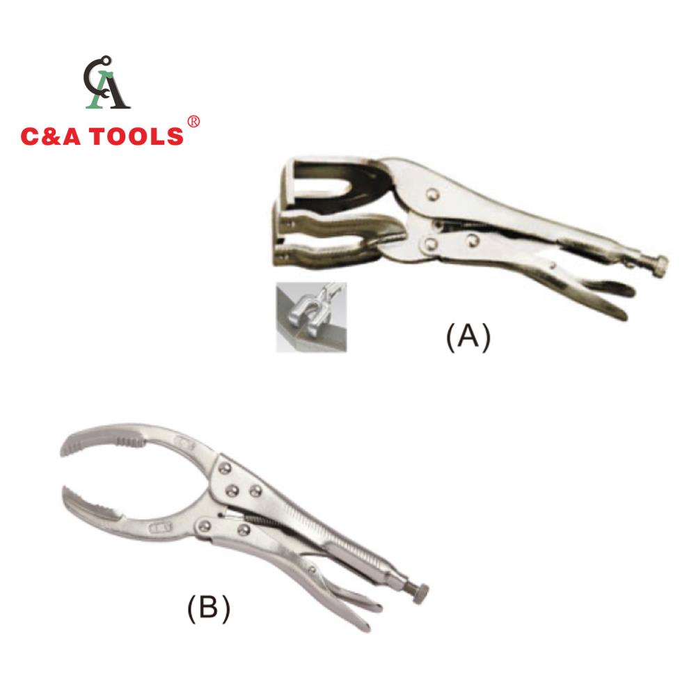 Wholesale Round Jaw Locking Pliers, Long Nose, R Type, Curved Jaw