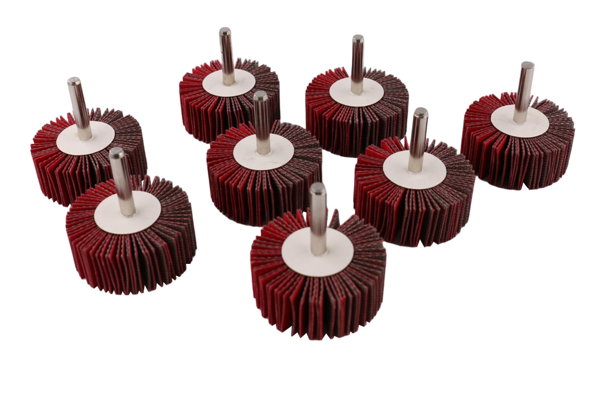 ZLEFW 13 inch Shank Diamond Mounted Flap Wheels for Die Grinder