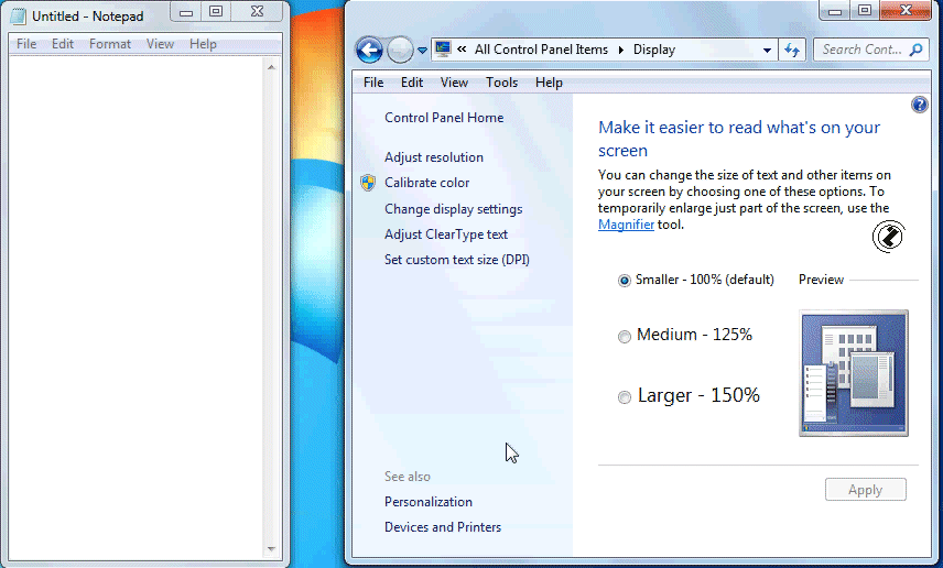 CONTROL PANEL DESKTOP THEME
