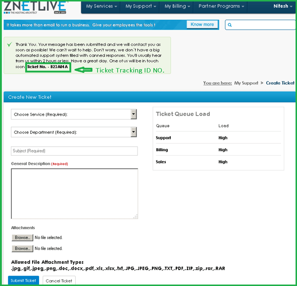 How To Raise A Support Ticket At