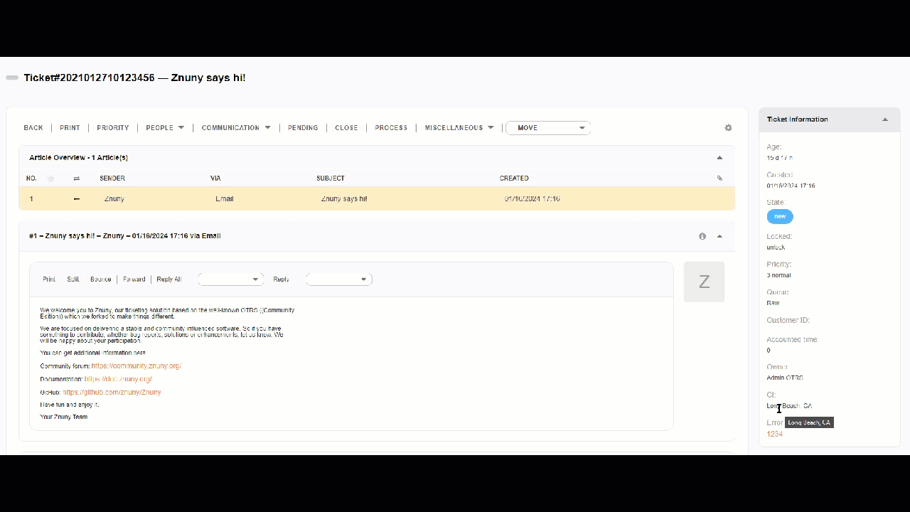 Error Codes and Ticket Categorization The Keys to a More Efficient