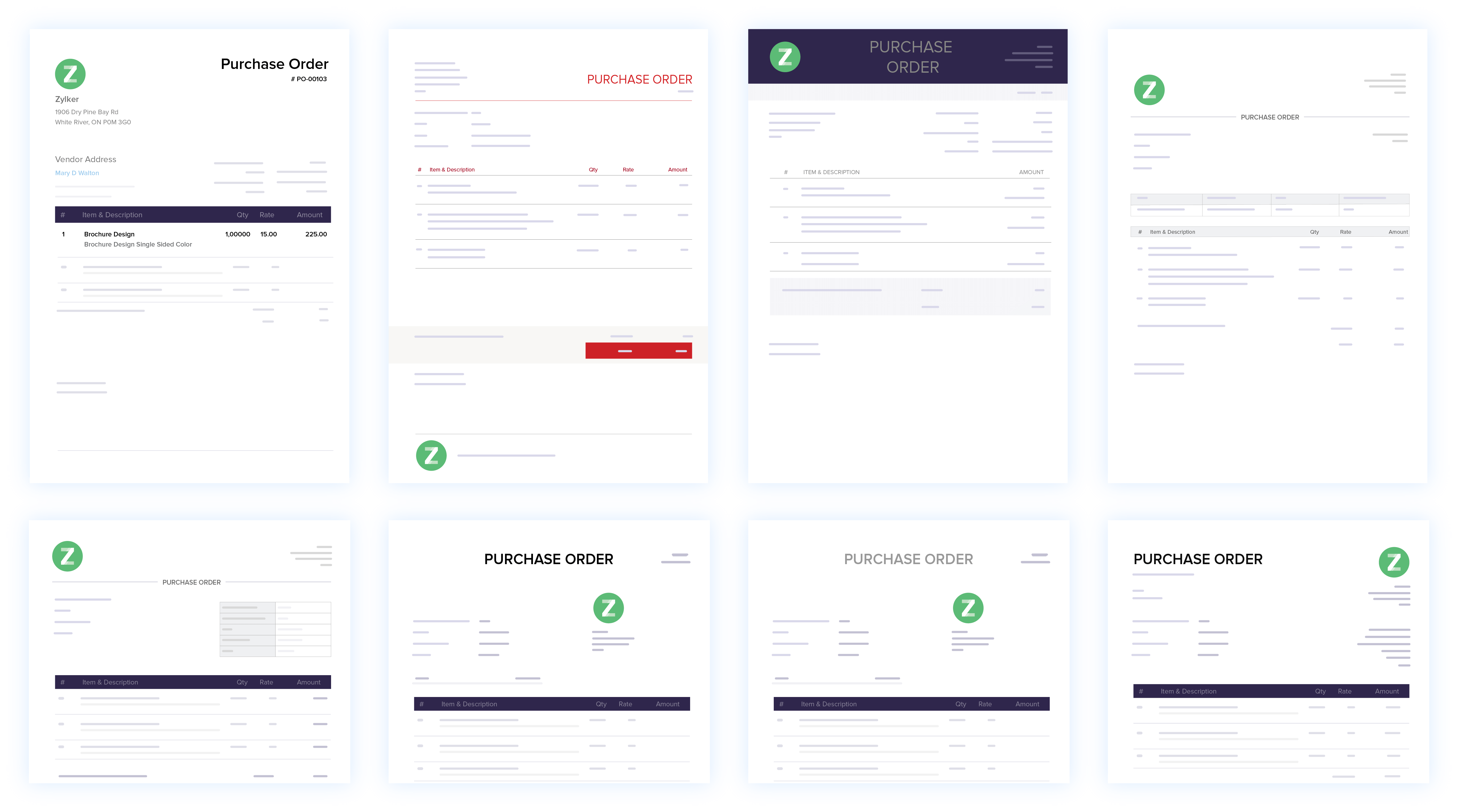 Purchase Order Software Online Purchase Order Management Zoho Books