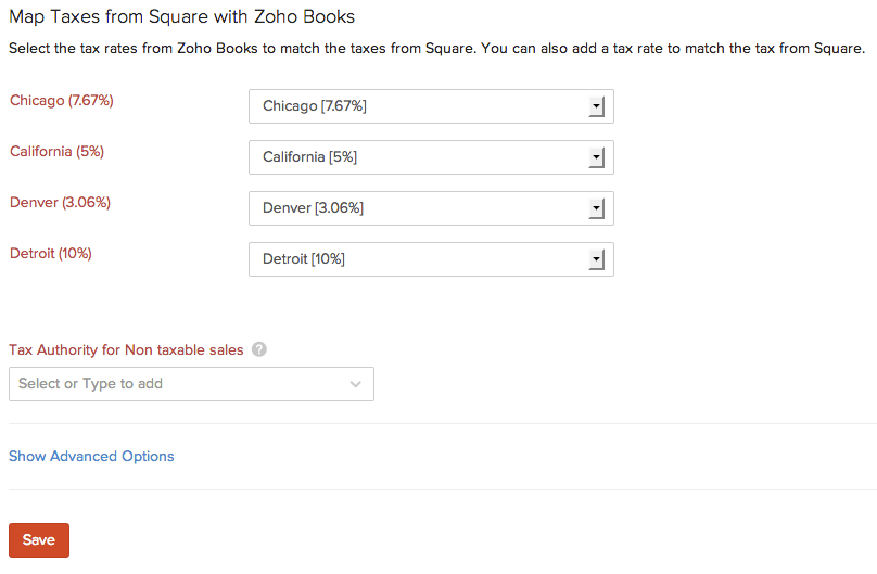 Zoho BooksSquare Integration Help Zoho Books