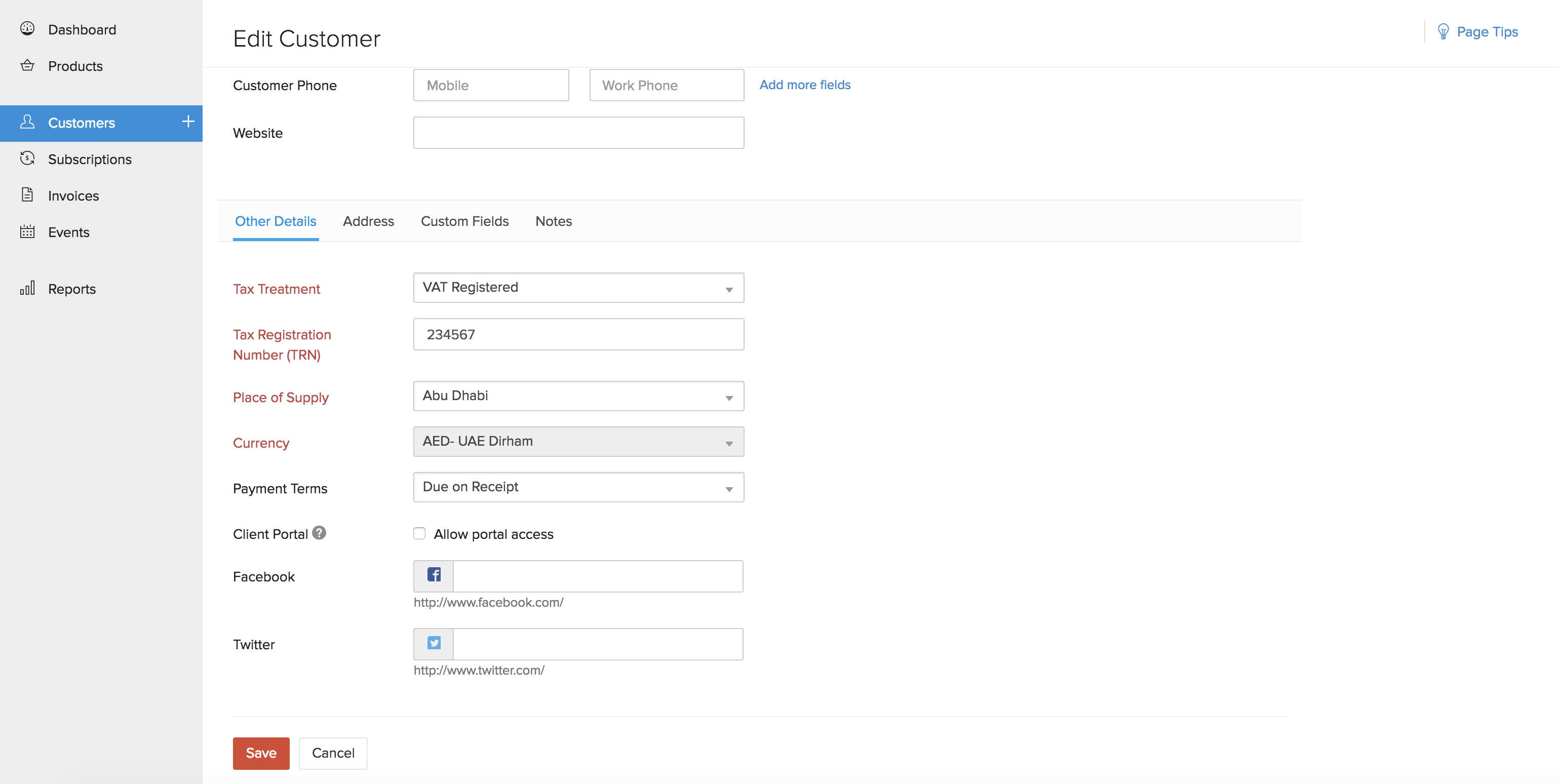 VAT Migration Guide Help doc Zoho Subscriptions