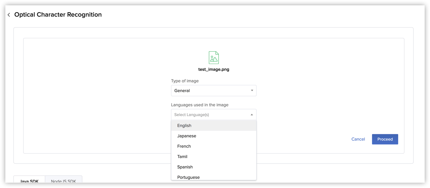 Zia Optical Character Recognition Online Help Catalyst